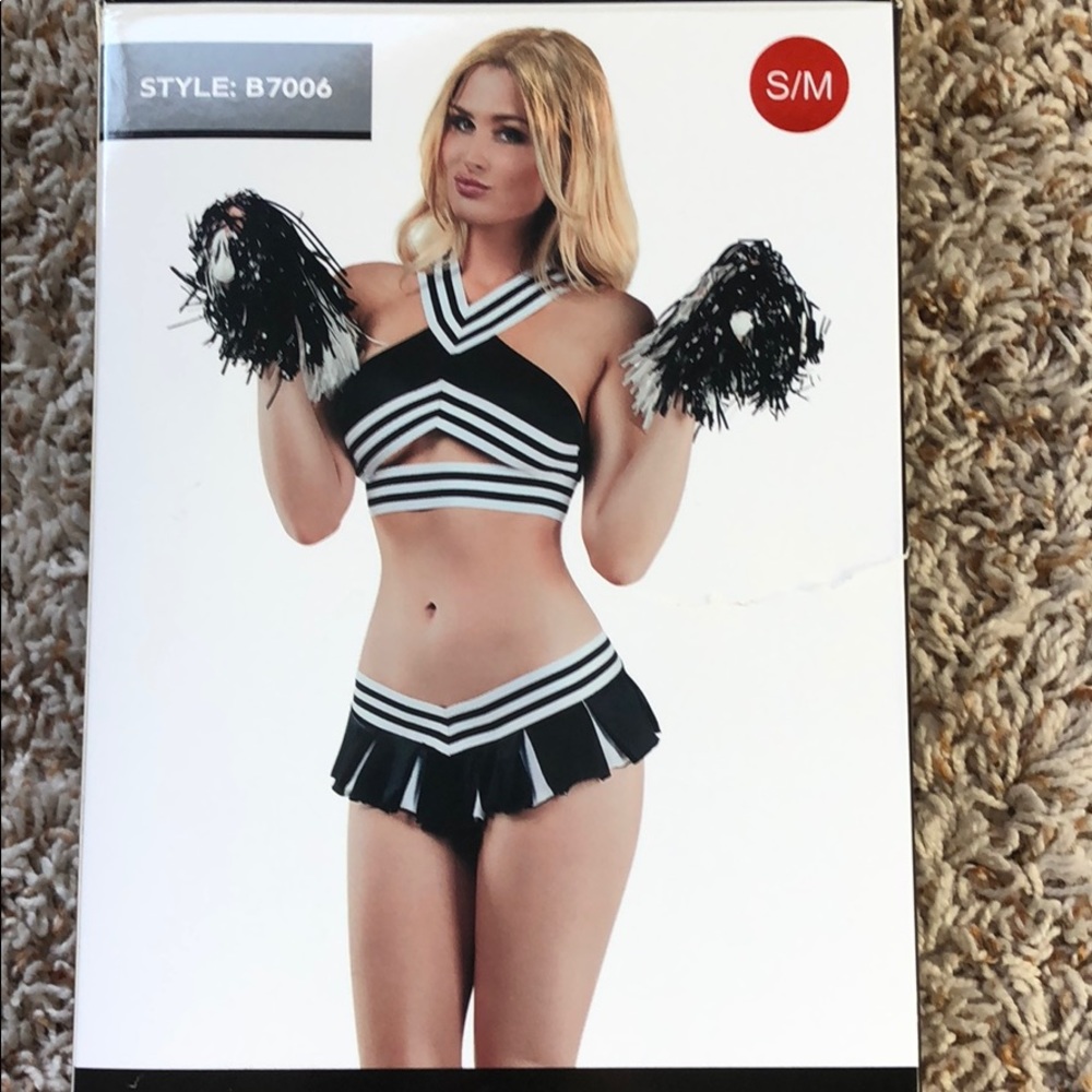 Cheerleader Bra and skirt set